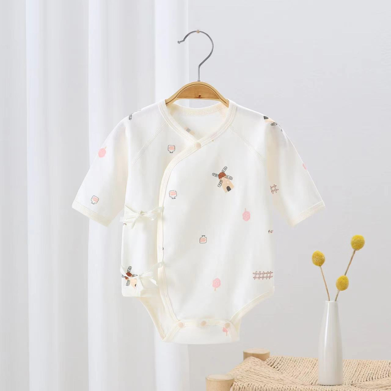 100% pamučni romper za bebe, novorođenče, unisex, dugi rukav, lagan za proljeće/jesen