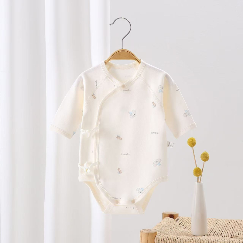 100% pamučni romper za bebe, novorođenče, unisex, dugi rukav, lagan za proljeće/jesen