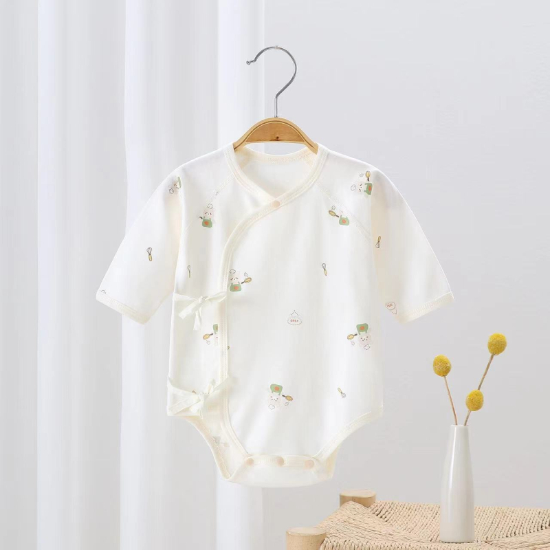 100% pamučni romper za bebe, novorođenče, unisex, dugi rukav, lagan za proljeće/jesen