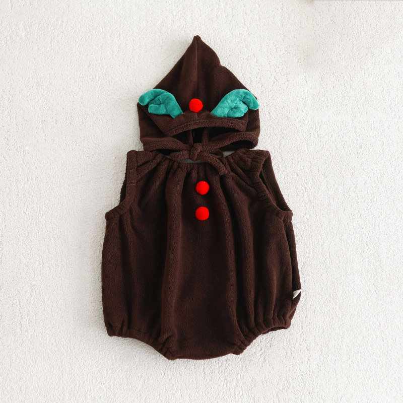 Dječji jesenski korejski stil bez rukava set kombinezona, unisex, 0–12 mjeseci
