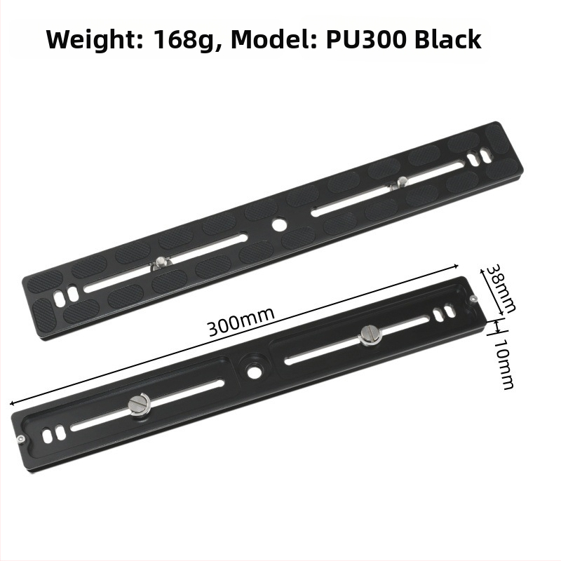 ātrās atbrīvošanas plāksne statīva galvai un kameras pamatnei, alumīnija sakausējums, slodze 6-10 kg, svars 0,08 kg