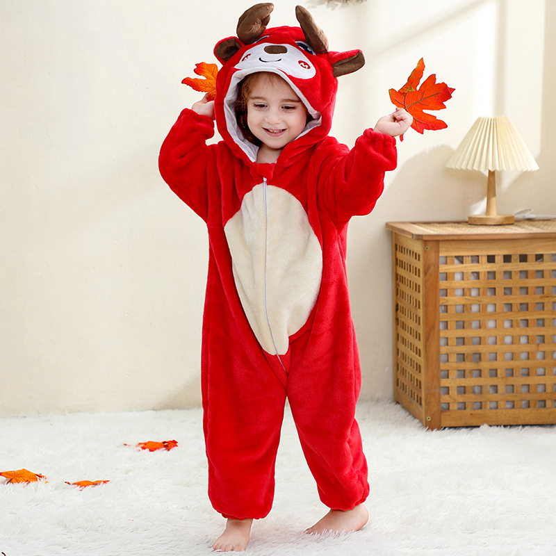 Michley novi jednodjelni kombinezon za bebe i malu djecu – Halloween kostim i božićni romper