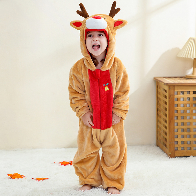 Michley novi jednodjelni kombinezon za bebe i malu djecu – Halloween kostim i božićni romper