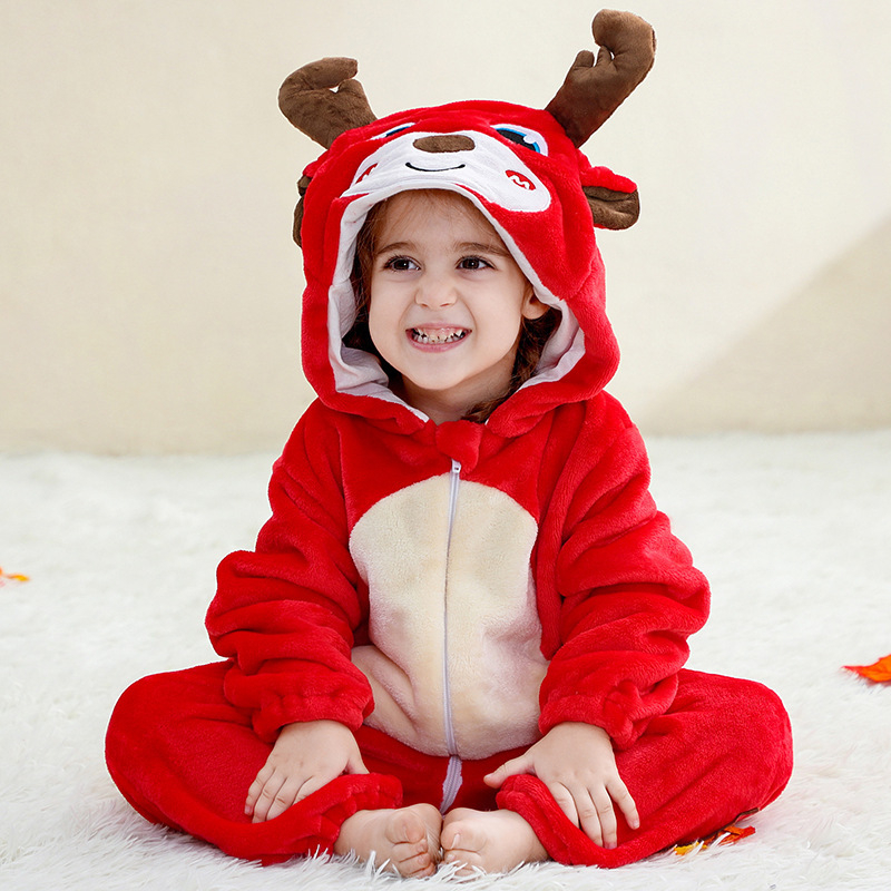 Michley novi jednodjelni kombinezon za bebe i malu djecu – Halloween kostim i božićni romper