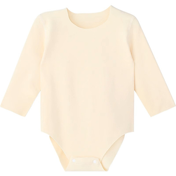 Unisex bebin termalni romper, s dugim rukavima, bez kapuljače, smjesa viskoze, pamuka, akrila i spandeksa
