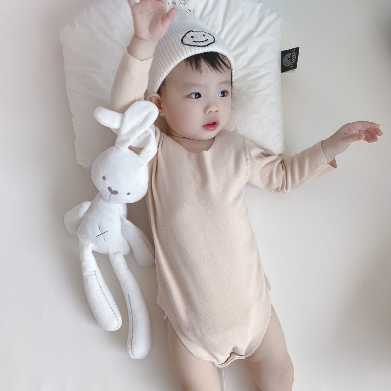 Unisex bebin termalni romper, s dugim rukavima, bez kapuljače, smjesa viskoze, pamuka, akrila i spandeksa