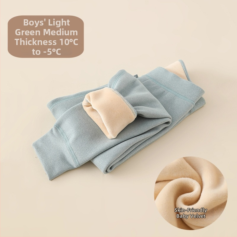 Bērnu termopantāni ar flīsa oderi, augsta josta, ziemas/rudens, poliester 91,7%