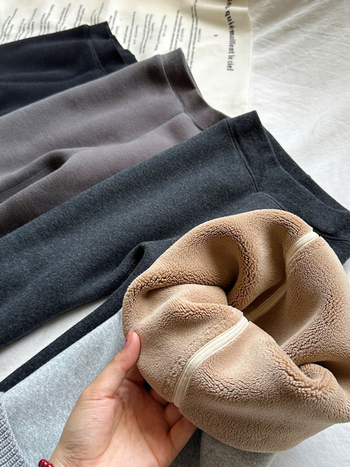 Meitenēm ziemas kokvilnas legingi, 50% kokvilna, korejiešu stils, vidējā josta, elastīgā josta, pilnas garums