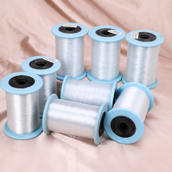 Pērļu vads rokdarbu gredieniem, caurspīdīga ultra-smalka kristāla līnija, neelastīga, ar spandeksa pamatu