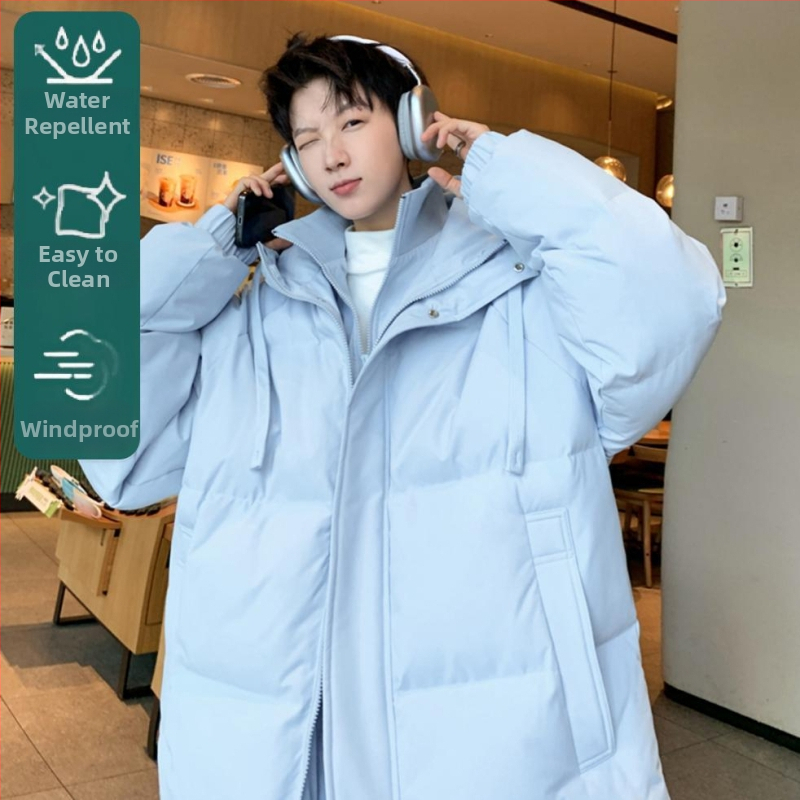 Puuvillast täidisega paksem jakk, talje lõikega, tõmblukk, kapuutsita, kaeluseta