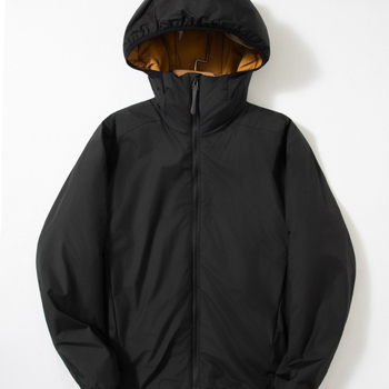 Unisex talvejakk täidetud siidi-puuvillaga välisriietuseks ja matkamiseks, kapuutsiga, vaba lõige, väliskangas polüester, vooder nylon, täidis siidi-puuvill, külje taskud