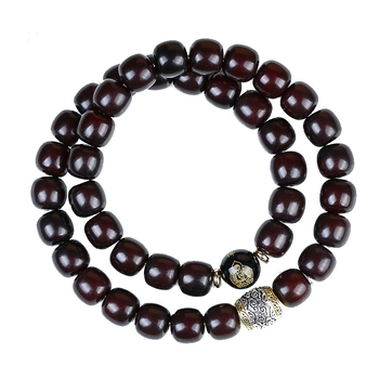 Bodhi gyöngy karkötő, ősi stílus, uniszex, állatövi jel alakzat, polírozott felület, 40 darab