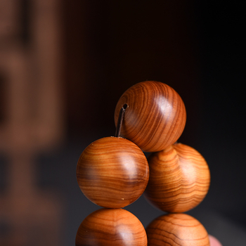 Thuja puidust Buddha helmestega käevõru, etnilise stiiliga, käsitöö ja poleerimisega, kevad 2024 väljaanne, sobib ärikingituseks