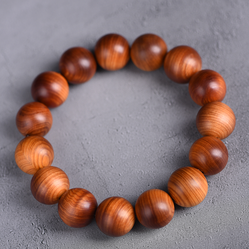 Thuja puidust Buddha helmestega käevõru, etnilise stiiliga, käsitöö ja poleerimisega, kevad 2024 väljaanne, sobib ärikingituseks