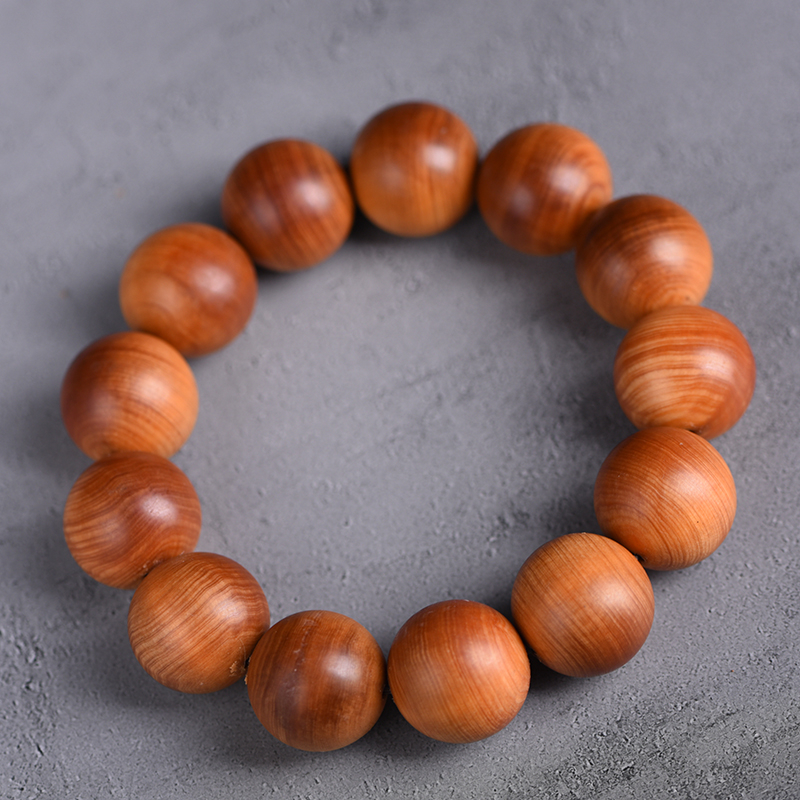 Thuja puidust Buddha helmestega käevõru, etnilise stiiliga, käsitöö ja poleerimisega, kevad 2024 väljaanne, sobib ärikingituseks