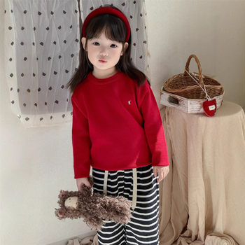 Bērnu džemperis ar izšūtu kara zirga motīvu, universāls, adīts, mīksts materiāls, rudens-zima