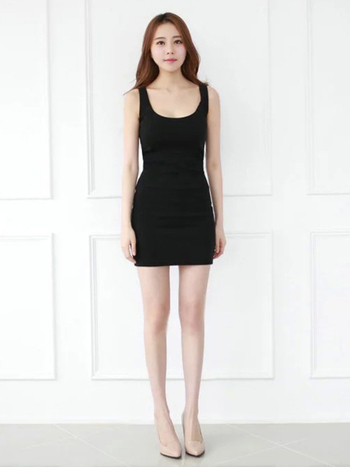 Princess Town kokvilnas kleita ar siksnām, slaigs siluets, vidēja garuma, dubultās siksnas