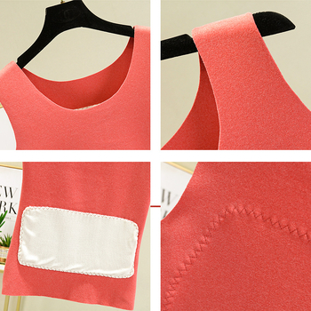 Siltuma veste sievietēm ar vidukļa un vēdera aizsardzību, divpusējs velūrs, bezšuvju griezums, slaids siluets, apaļš kakla izgriezums