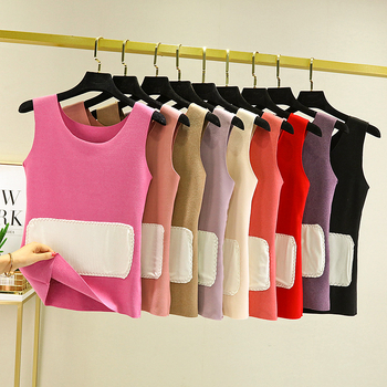 Siltuma veste sievietēm ar vidukļa un vēdera aizsardzību, divpusējs velūrs, bezšuvju griezums, slaids siluets, apaļš kakla izgriezums