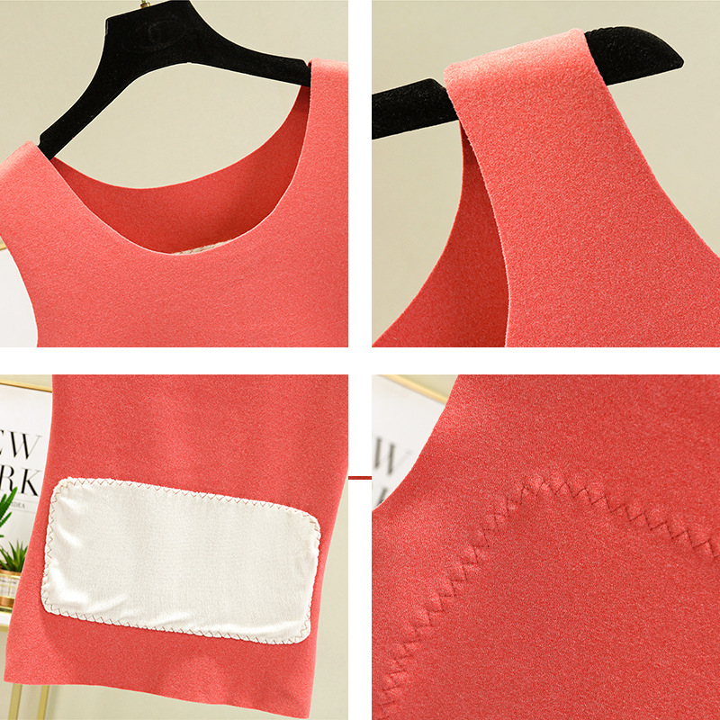 Siltuma veste sievietēm ar vidukļa un vēdera aizsardzību, divpusējs velūrs, bezšuvju griezums, slaids siluets, apaļš kakla izgriezums