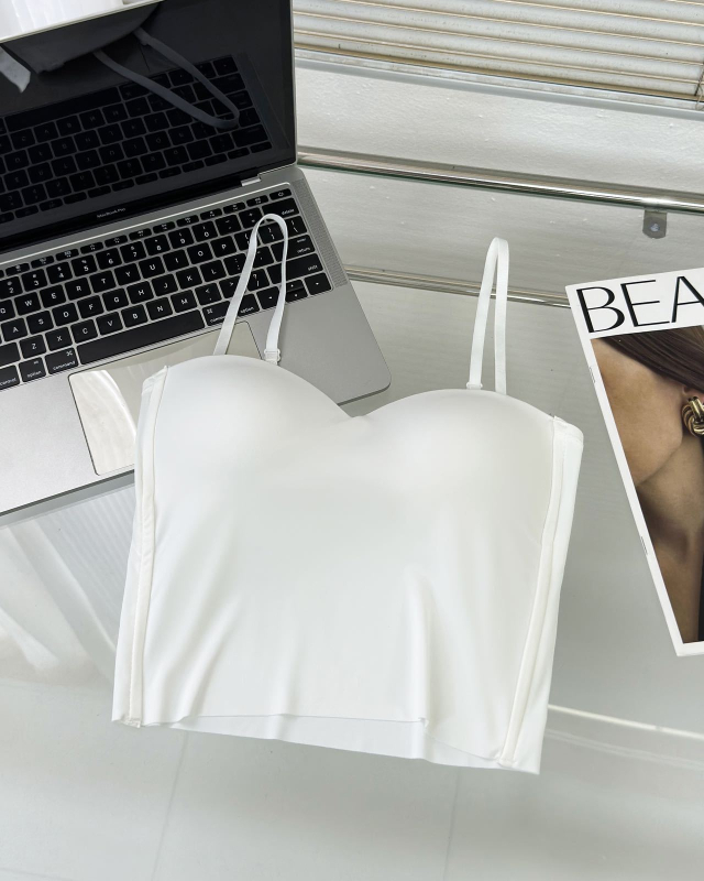 Beiyuer Camisole – Nīlona audums, 70–80% nālona saturs, bezšuvju dizains, V formas izgriezums, 181–200 g/m2