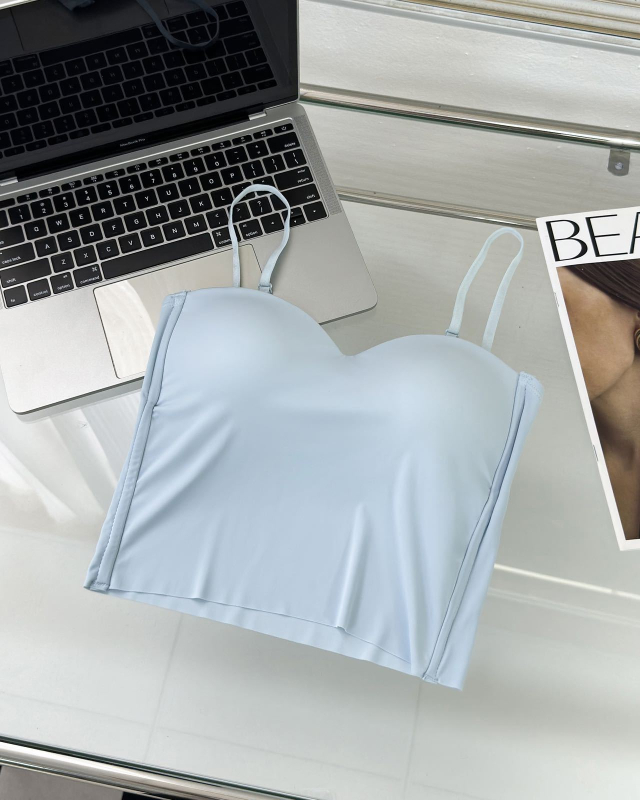 Beiyuer Camisole – Nīlona audums, 70–80% nālona saturs, bezšuvju dizains, V formas izgriezums, 181–200 g/m2