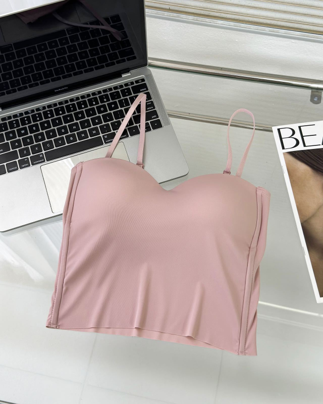 Beiyuer Camisole – Nīlona audums, 70–80% nālona saturs, bezšuvju dizains, V formas izgriezums, 181–200 g/m2