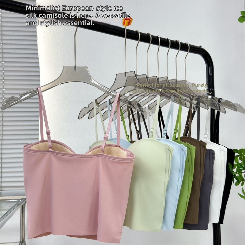 Beiyuer Camisole – Nīlona audums, 70–80% nālona saturs, bezšuvju dizains, V formas izgriezums, 181–200 g/m2