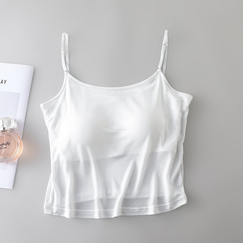 Zīda top ar Mulberry zīdu – bezšuvju viengabala dizains, vest stils, vasara 2024