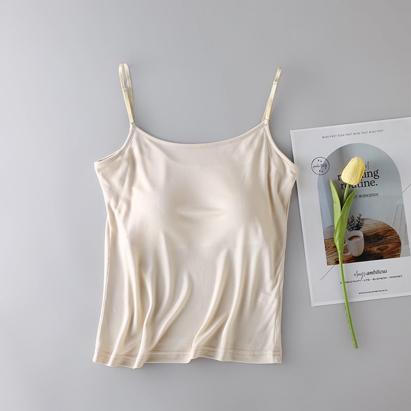 Zīda top ar Mulberry zīdu – bezšuvju viengabala dizains, vest stils, vasara 2024