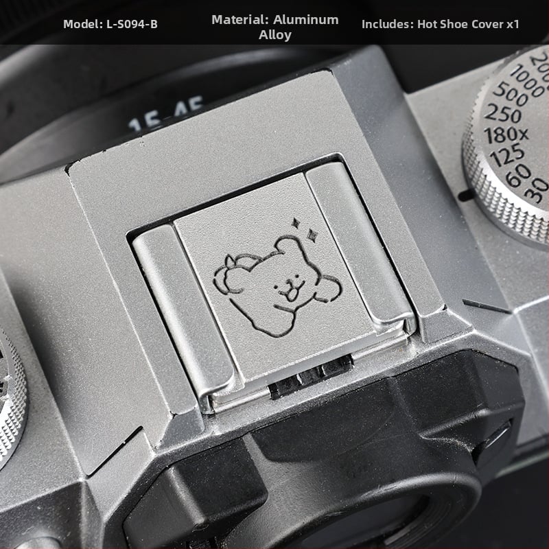 Κάλυμμα ζεστής υποδοχής κάμερας για Fuji X-T50, X-M5, X-S20, X-T30, X100V — Ανθεκτικό στη σκόνη και διακοσμητικό