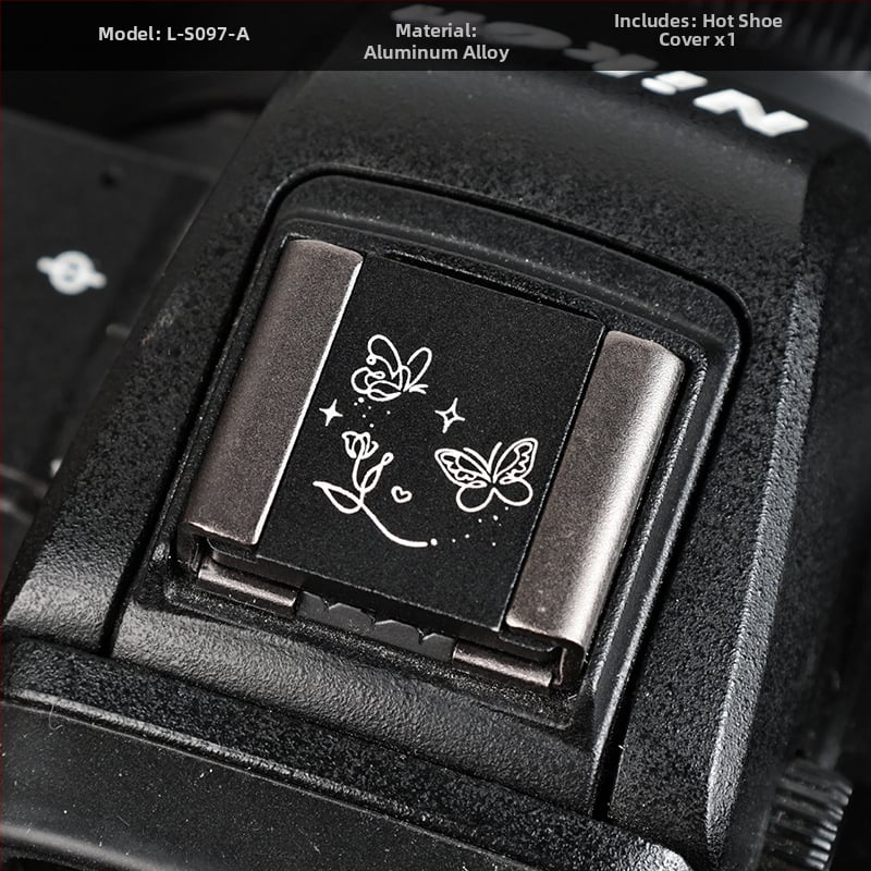 Κάλυμμα ζεστής υποδοχής κάμερας για Fuji X-T50, X-M5, X-S20, X-T30, X100V — Ανθεκτικό στη σκόνη και διακοσμητικό