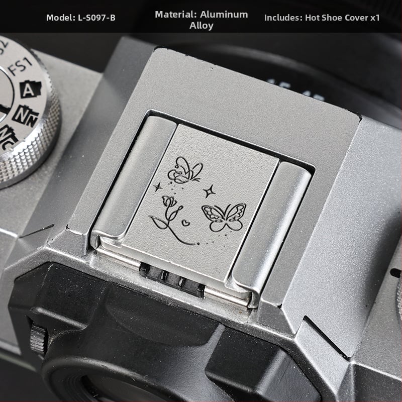 Κάλυμμα ζεστής υποδοχής κάμερας για Fuji X-T50, X-M5, X-S20, X-T30, X100V — Ανθεκτικό στη σκόνη και διακοσμητικό