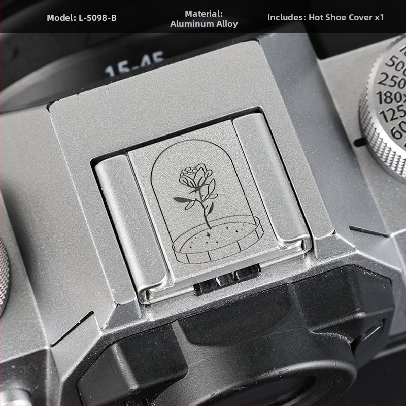 Κάλυμμα ζεστής υποδοχής κάμερας για Fuji X-T50, X-M5, X-S20, X-T30, X100V — Ανθεκτικό στη σκόνη και διακοσμητικό