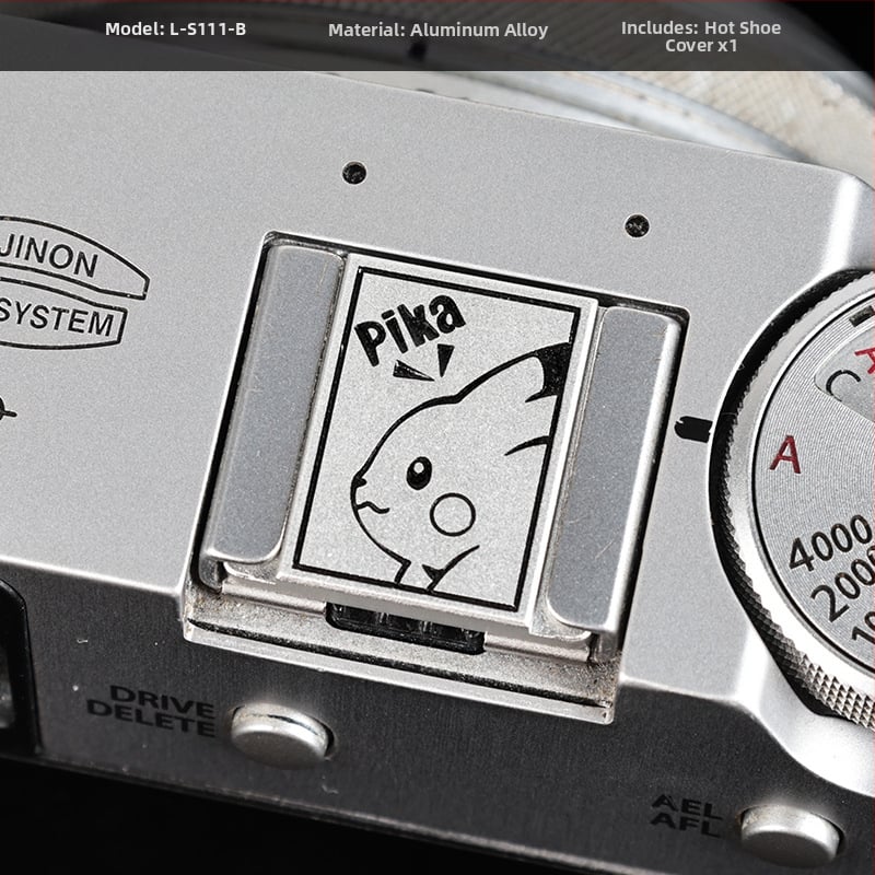 Κάλυμμα ζεστής υποδοχής κάμερας για Fuji X-T50, X-M5, X-S20, X-T30, X100V — Ανθεκτικό στη σκόνη και διακοσμητικό