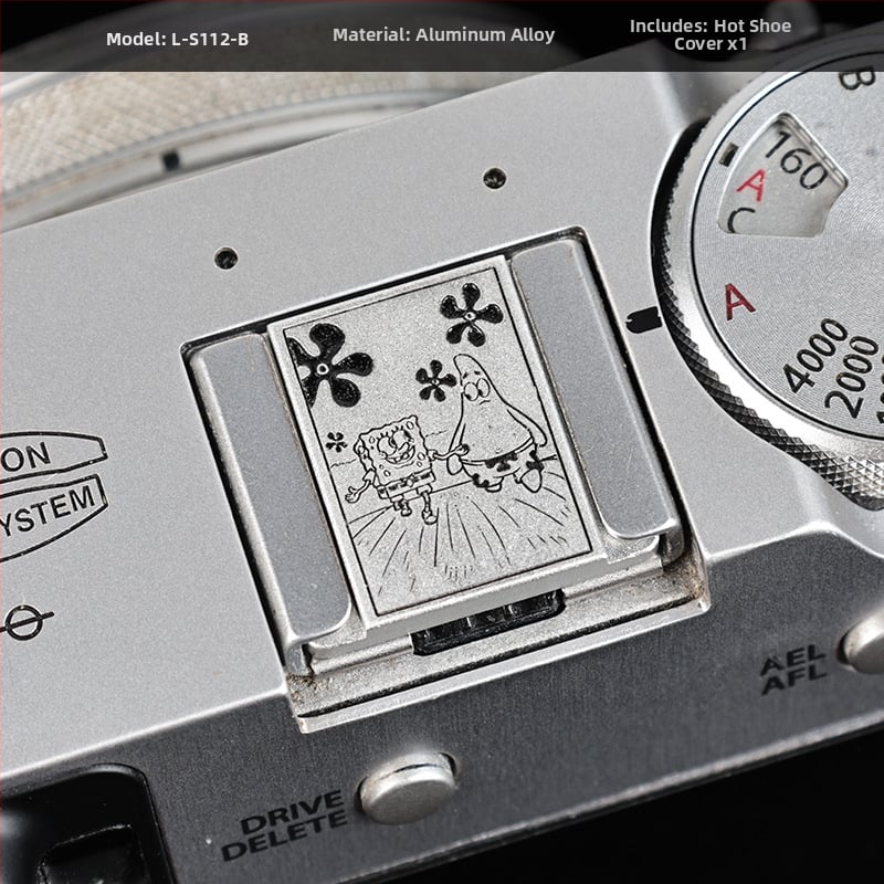 Κάλυμμα ζεστής υποδοχής κάμερας για Fuji X-T50, X-M5, X-S20, X-T30, X100V — Ανθεκτικό στη σκόνη και διακοσμητικό