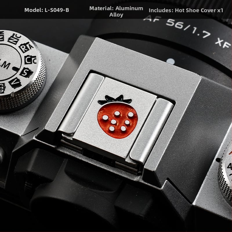 Κάλυμμα ζεστής υποδοχής κάμερας για Fuji X-T50, X-M5, X-S20, X-T30, X100V — Ανθεκτικό στη σκόνη και διακοσμητικό