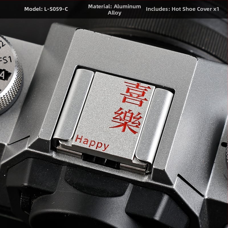 Κάλυμμα ζεστής υποδοχής κάμερας για Fuji X-T50, X-M5, X-S20, X-T30, X100V — Ανθεκτικό στη σκόνη και διακοσμητικό