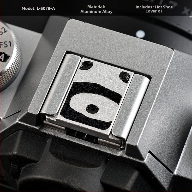 Κάλυμμα ζεστής υποδοχής κάμερας για Fuji X-T50, X-M5, X-S20, X-T30, X100V — Ανθεκτικό στη σκόνη και διακοσμητικό