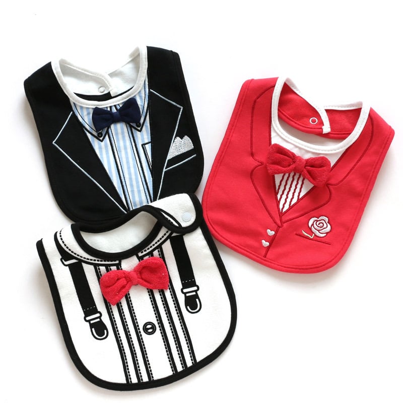 Trīslāņu ūdensnecaurlaidīga zīdaiņu lakatiņš - pamats 80% kokvilna, 20% poliester; raksti: vienkrāsains/ abstrakti/ drukāts; piemērots zīdaiņiem un maziem bērniem 0–3 gadi