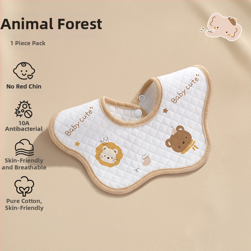 Bavete bērniem no 100% kokvilnas, uzsūcīga un ātri žūstoša, antibakteriāla 10a, derīga zīdaiņiem un bērniem līdz 6 gadu vecumam