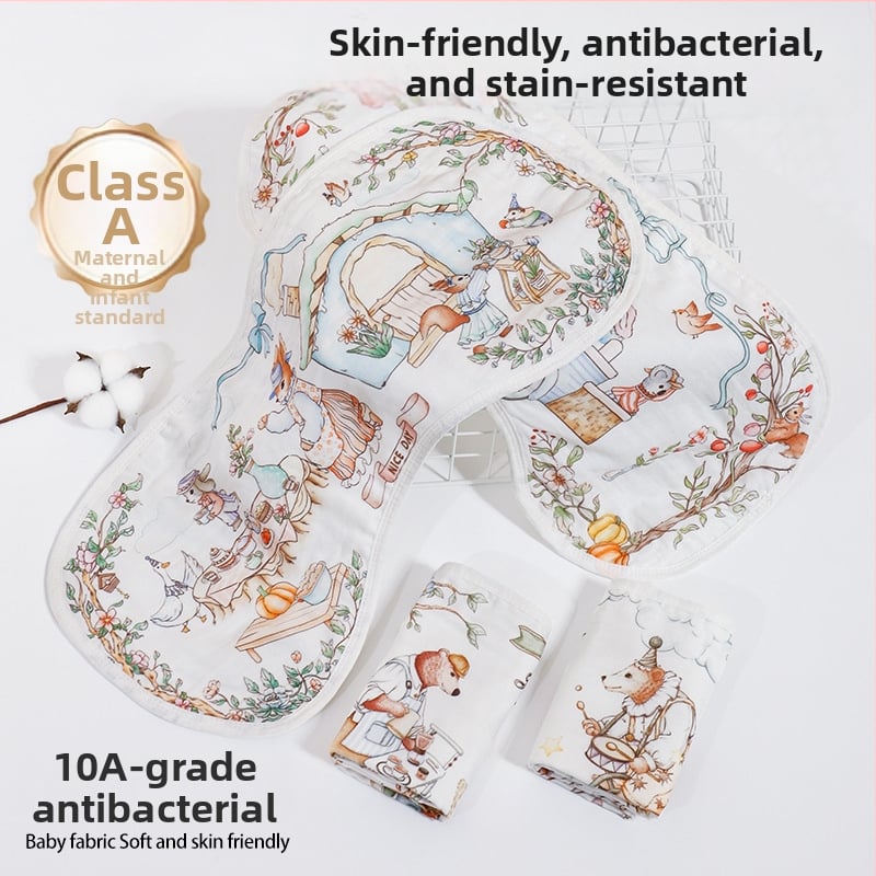 Zīdaiņu vēdera dvielis - bambusa šķiedra, vienkārša pletne, 50–80 g, Zīdaiņu dvielis