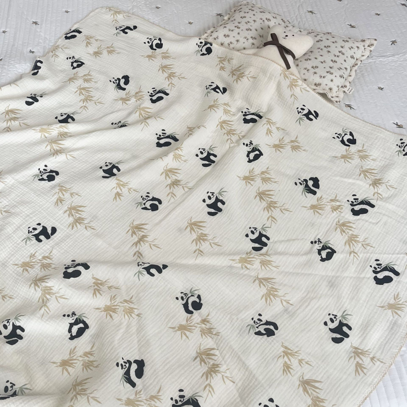 Bree Time Beebi puuvillane rätik - kahekordne, 40s lõng, trükkimine, 200–300 g