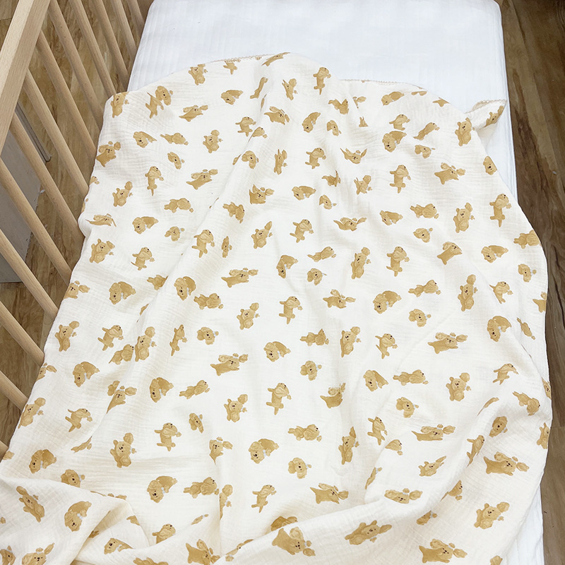 Bree Time Beebi puuvillane rätik - kahekordne, 40s lõng, trükkimine, 200–300 g