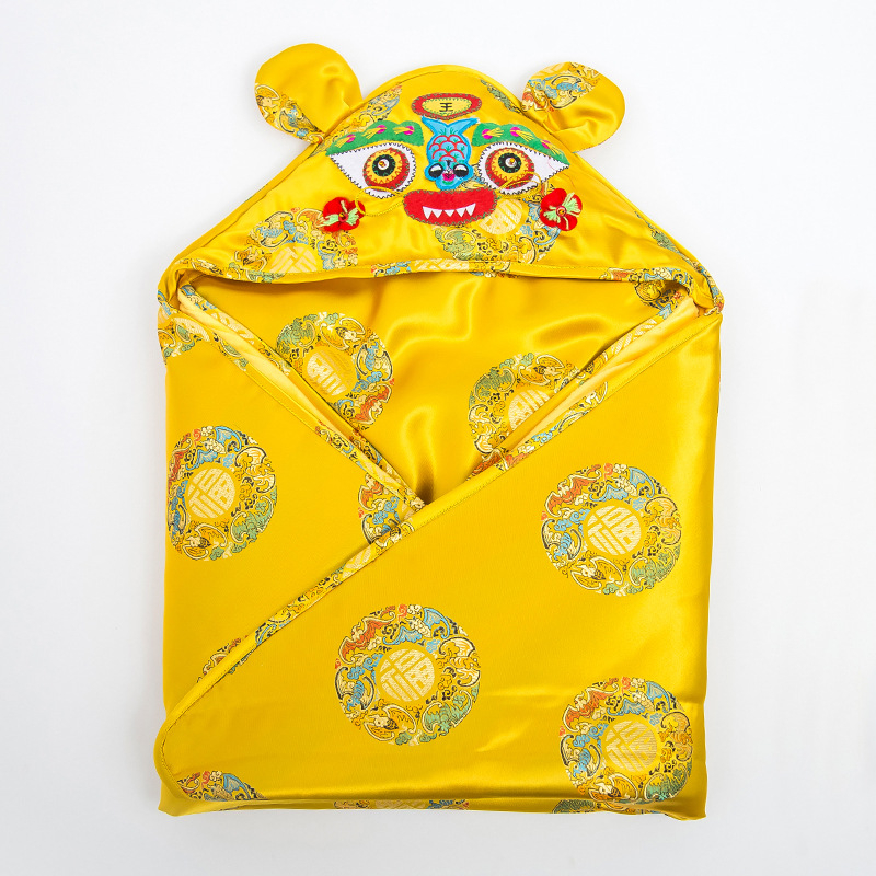 Pătură de îmbrățișare pentru nou-născuți cu imprimeu animale | Brand: Pro Eggs; Material: fibre poliesterice; Umplutură: fibre de mătase; Model: animale; Potrivit pentru vârstă: nou-născuți (0–12 luni)