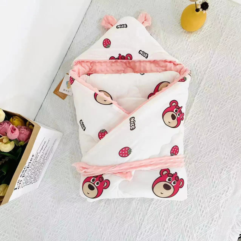 Dječji quilt wrap od 100% pamuka za novorođenčad, sve sezone, brenda Cute beixing, sigurnosna klasa A