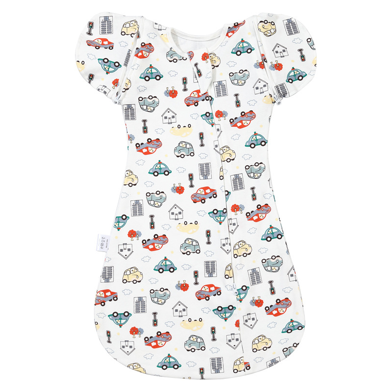 Bērnu savijamā sega – 100% kokvilna, no dzimšanas līdz 12 mēnešiem, raksts: karikatūra, drošības klase A, visiem sezonām