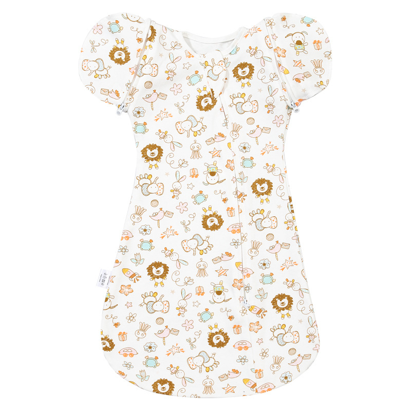 Bērnu savijamā sega – 100% kokvilna, no dzimšanas līdz 12 mēnešiem, raksts: karikatūra, drošības klase A, visiem sezonām