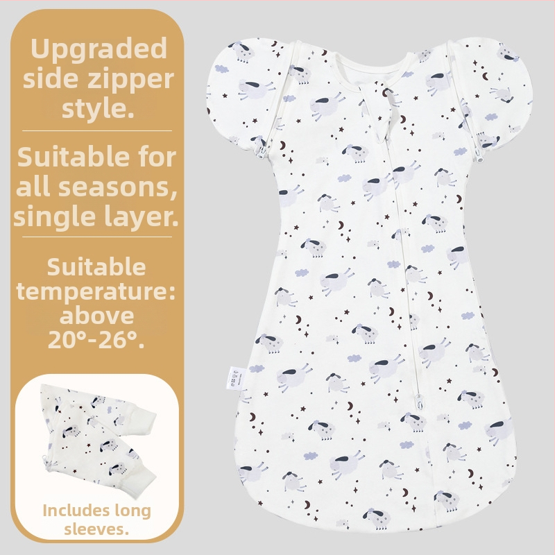 Bērnu savijamā sega – 100% kokvilna, no dzimšanas līdz 12 mēnešiem, raksts: karikatūra, drošības klase A, visiem sezonām