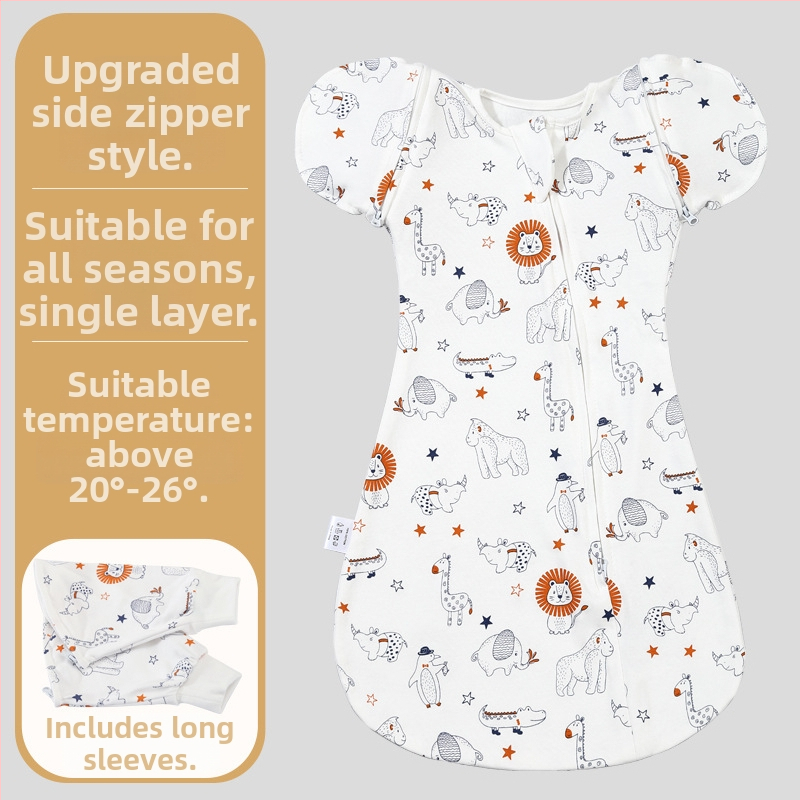 Bērnu savijamā sega – 100% kokvilna, no dzimšanas līdz 12 mēnešiem, raksts: karikatūra, drošības klase A, visiem sezonām